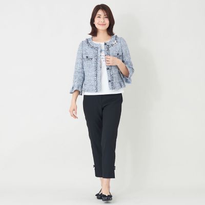 デニムライクツイード ジャケット | TO BE CHIC (Women)/トゥー ビー