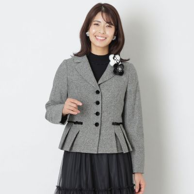 ＜TO BE CHIC (Women)＞ウールホームスパン　ジャケット