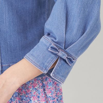 エレガンスデニム ステンカラージャケット | TO BE CHIC (Women