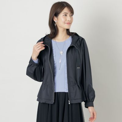 ＜TO BE CHIC (Women)＞ポリエステルタフタ　ショートブルゾン