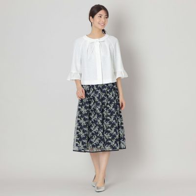 カラミツイード ノーカラージャケット | TO BE CHIC (Women)/トゥー