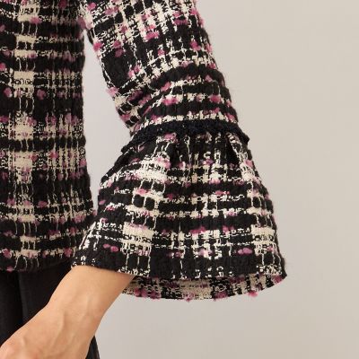 ファンシーツイード ノーカラージャケット | TO BE CHIC (Women