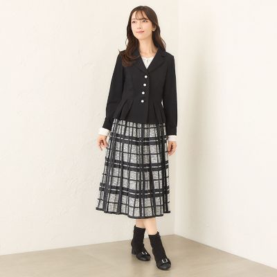 【新品】TO BE CHIC モクロディ ウエストタックジャケット ブラック モクロディ ウエストタックジャケット | TO BE CHIC (Women)/トゥー