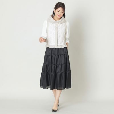 ハイカウントタフタ マルチWAY ジレ | TO BE CHIC (Women)/トゥー