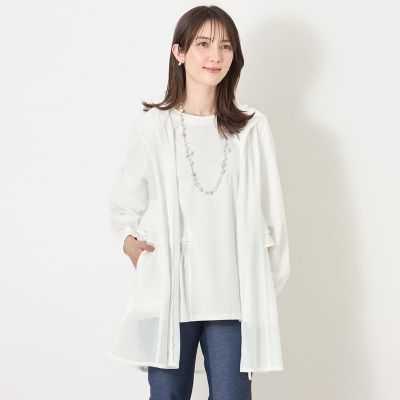 ＜TO BE CHIC (Women)＞ラッセルエアリー　ロングブルゾン