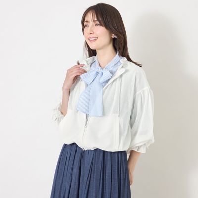 ＜TO BE CHIC (Women)＞ラッセルエアリー　フリルショートブルゾン