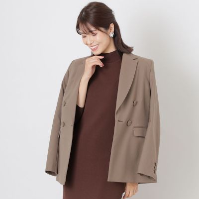 ＜TO BE CHIC (Women)＞【ＷＥＢ限定】ダブルブレストジャケット