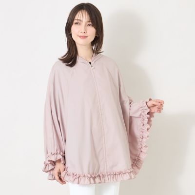 ＜TO BE CHIC (Women)＞フリルポンチョ