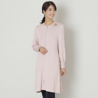 ＜TO BE CHIC (Women)＞レーヨンポリエステル　ロングカーディガン