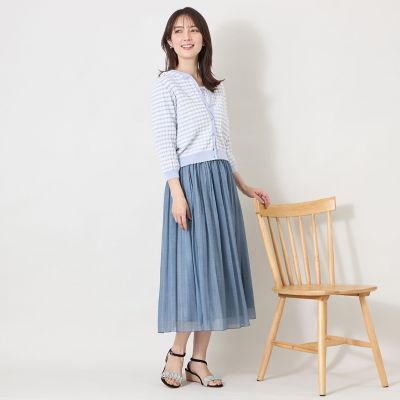 エアリーボーダー ニットパーカー | TO BE CHIC (Women)/トゥー ビー