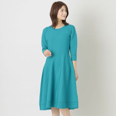 ＜TO BE CHIC (Women)＞ライトポリエステルヤーン　ニットワンピース