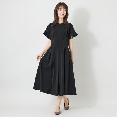 ウールライク ドレープフレア ワンピース | TO BE CHIC (Women)/トゥー