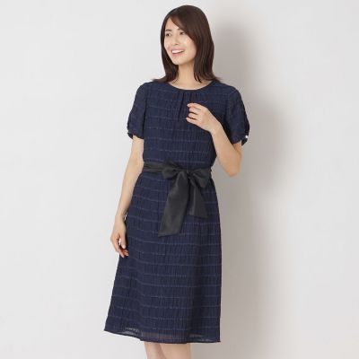 ＜TO BE CHIC (Women)＞ジャカードタック　ワンピース