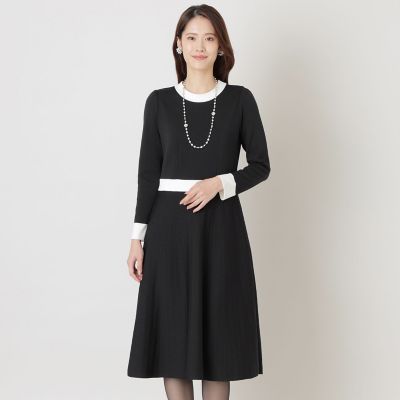 ＜TO BE CHIC (Women)＞サーブルストレッチ　ニットワンピース