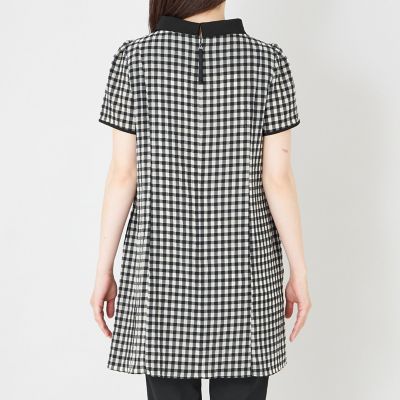 シアーギンガム ロールネック ワンピース | TO BE CHIC (Women)/トゥー