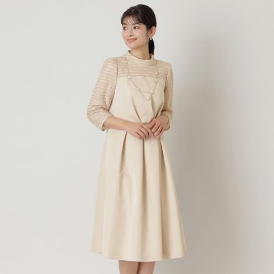 ライトグログランレースコンビ ワンピース | TO BE CHIC (Women