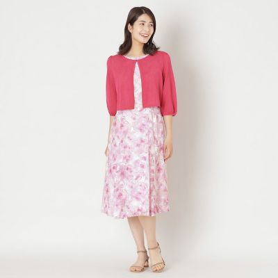 ローズプリントジャカード ワンピース | TO BE CHIC (Women)/トゥー