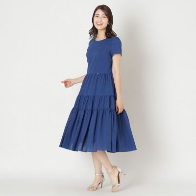 TO BE CHIC ウェーブローン ランダムティアードワンピース ウェーブローン ランダムティアードワンピース | TO BE CHIC (Women