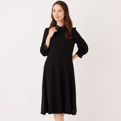 ＜TO BE CHIC (Women)＞【ＢＬＡＣＫ　ＯＦ　ＢＬＡＣＫＳ】　ジョーゼットドレス