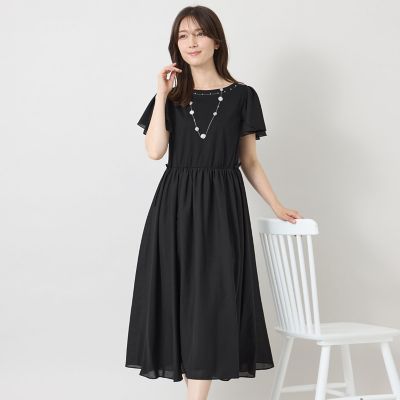 ダブルクロスケープ付きワンピース | ANAYI/アナイ | 三越伊勢丹