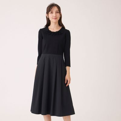 ＜TO BE CHIC (Women)＞チュールブレード　ニットワンピース
