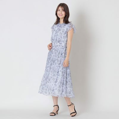 フラワーリボンプリント ギャザードレス | TO BE CHIC (Women)/トゥー