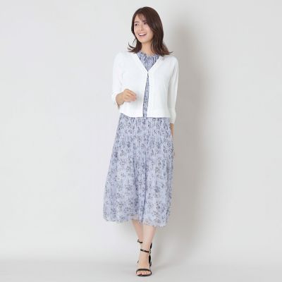 フラワーリボンプリント ギャザードレス | TO BE CHIC (Women)/トゥー