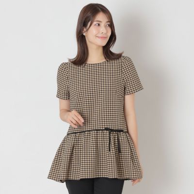 ギンガムチェック チュニック | TO BE CHIC (Women)/トゥー ビー
