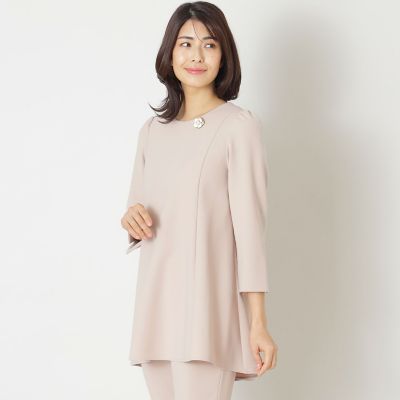 ストレッチダブルクロス チュニックブラウス | TO BE CHIC (Women