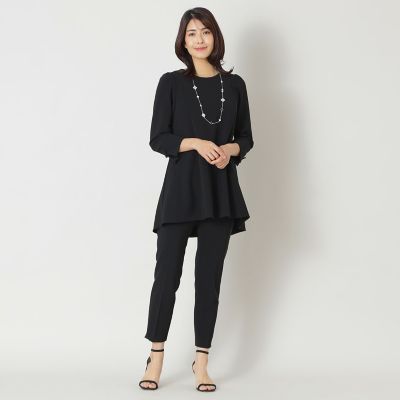ストレッチダブルクロス チュニックブラウス | TO BE CHIC (Women