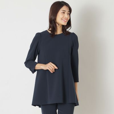 ストレッチダブルクロス チュニックブラウス | TO BE CHIC (Women