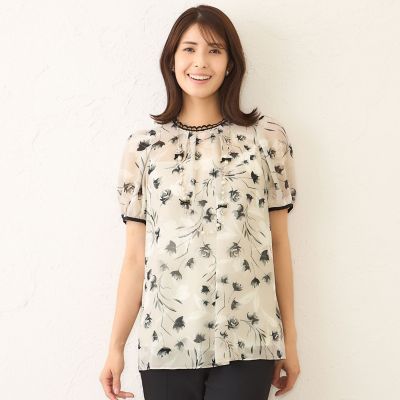 サンローラン フラワープリントブラウス ダブルフラワープリント ブラウス | TO BE CHIC (Women)/トゥー ビー