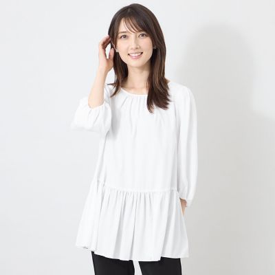 希少 美品 MARNI 総柄 ギャザー デザイン ブラウス チュニック 46 ギャザーデザイン チュニックブラウス | TO BE CHIC (Women)/トゥー
