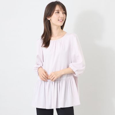ギャザーデザイン チュニックブラウス | TO BE CHIC (Women)/トゥー