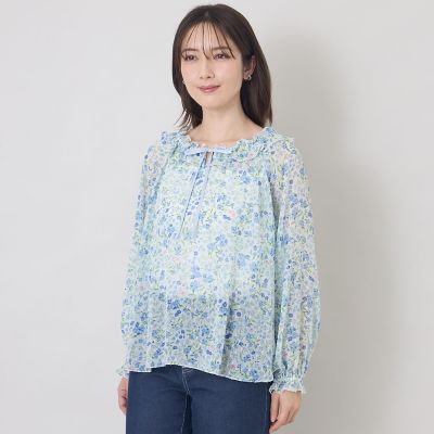 ＜TO BE CHIC (Women)＞プチフルール　フリルブラウス