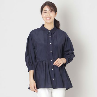 ＜TO BE CHIC (Women)＞ブライトクロス　チュニックブラウス