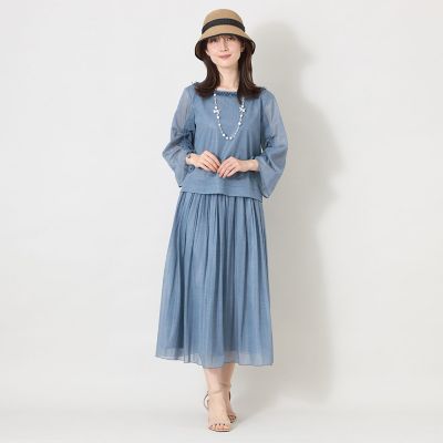 【タグ付き新品】Plage サイドカラーボートネックブラウス plage（プラージュ）の「サイドカラーボートネックブラウス◇（シャツ