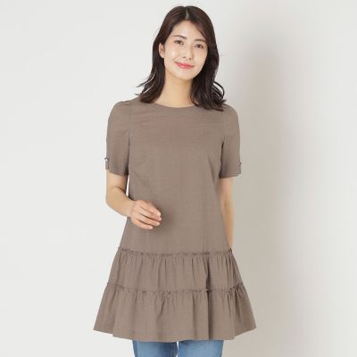 ＜TO BE CHIC (Women)＞ウェーブローン　ティアードチュニック