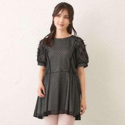 リボンチュール チュニックブラウス | TO BE CHIC (Women)/トゥー ビー
