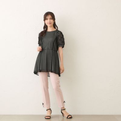 リボンチュール チュニックブラウス | TO BE CHIC (Women)/トゥー ビー
