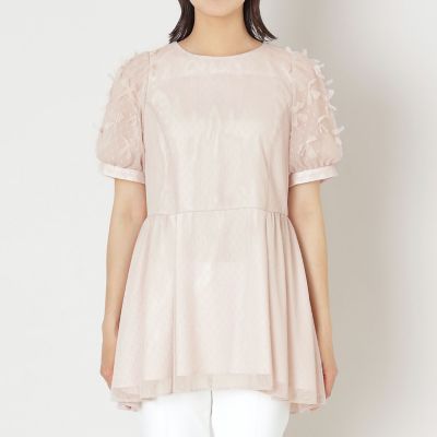 リボンチュール チュニックブラウス | TO BE CHIC (Women)/トゥー ビー