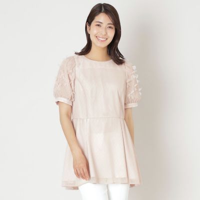 リボンチュール チュニックブラウス | TO BE CHIC (Women)/トゥー ビー