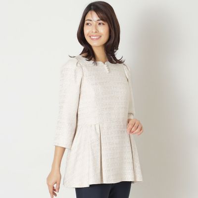 ＜TO BE CHIC (Women)＞スラブブッチャー　チュニックブラウス