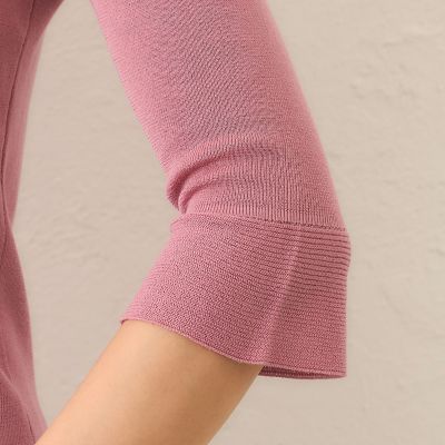 トゥービーシック　リボンビジューニット　40 TO BE CHIC（トゥー ビー シック） ニット セーター ビジュー＆リボン