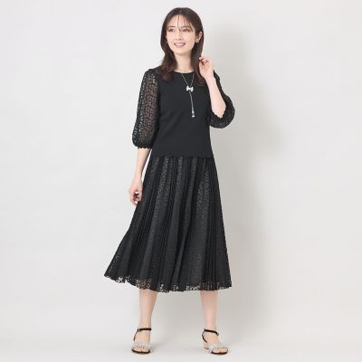 ジャカードレースコンビ ニットプルオーバー | TO BE CHIC (Women