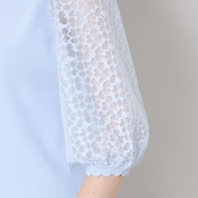 ジャカードレースコンビ ニットプルオーバー | TO BE CHIC (Women