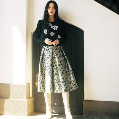 ラメフェザー モチーフニット | TO BE CHIC (Women)/トゥー ビー