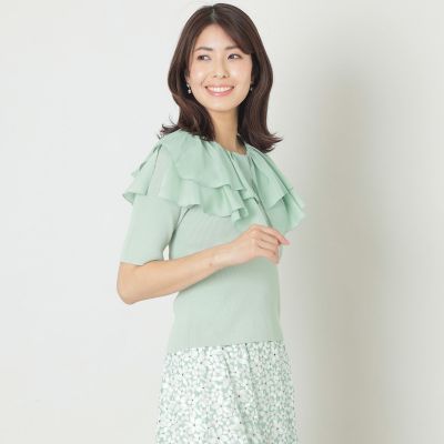 ＜TO BE CHIC (Women)＞ケープカラー　コンビニット