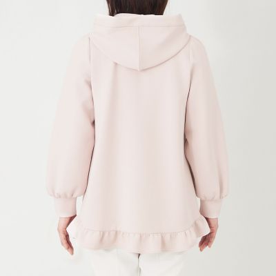 トゥービーシックフリルパーカー ピンク 40 ライトボリューム フードパーカー | TO BE CHIC (Women)/トゥー ビー
