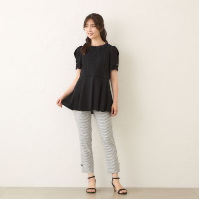 コマフリル カットソーコンビチュニック | TO BE CHIC (Women)/トゥー